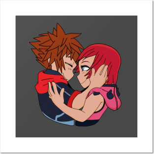 Sora and Kairi Posters and Art